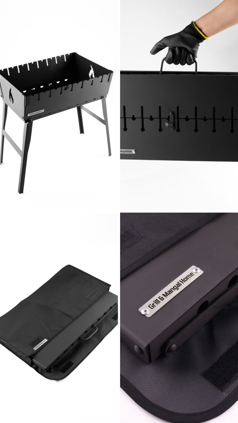 Pokrowiec na grill-walizka wykonany z tkaniny Cordura