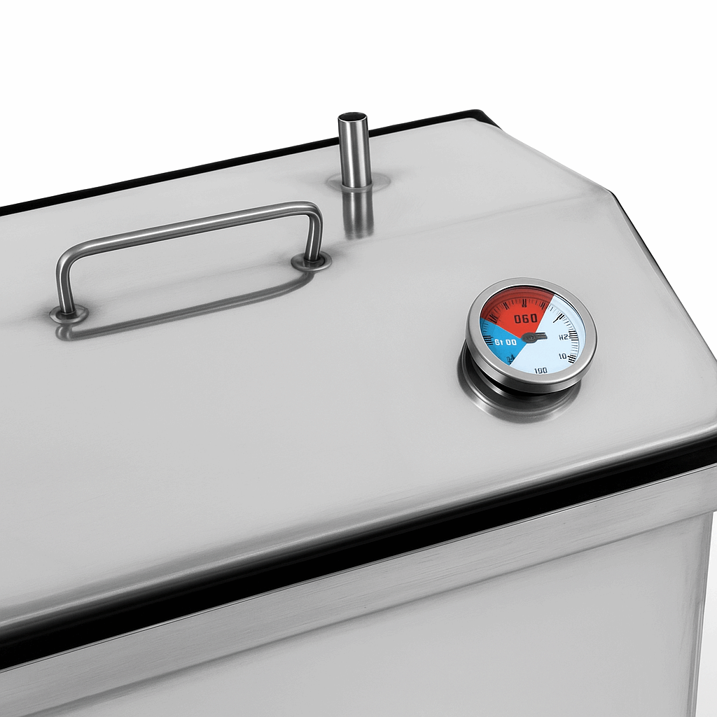 WĘDZARNIA MAŁĄ ZE STALI NIERDZEWNEJ 45х25х25 cm CM/WĘDZARNIA DOMOWA