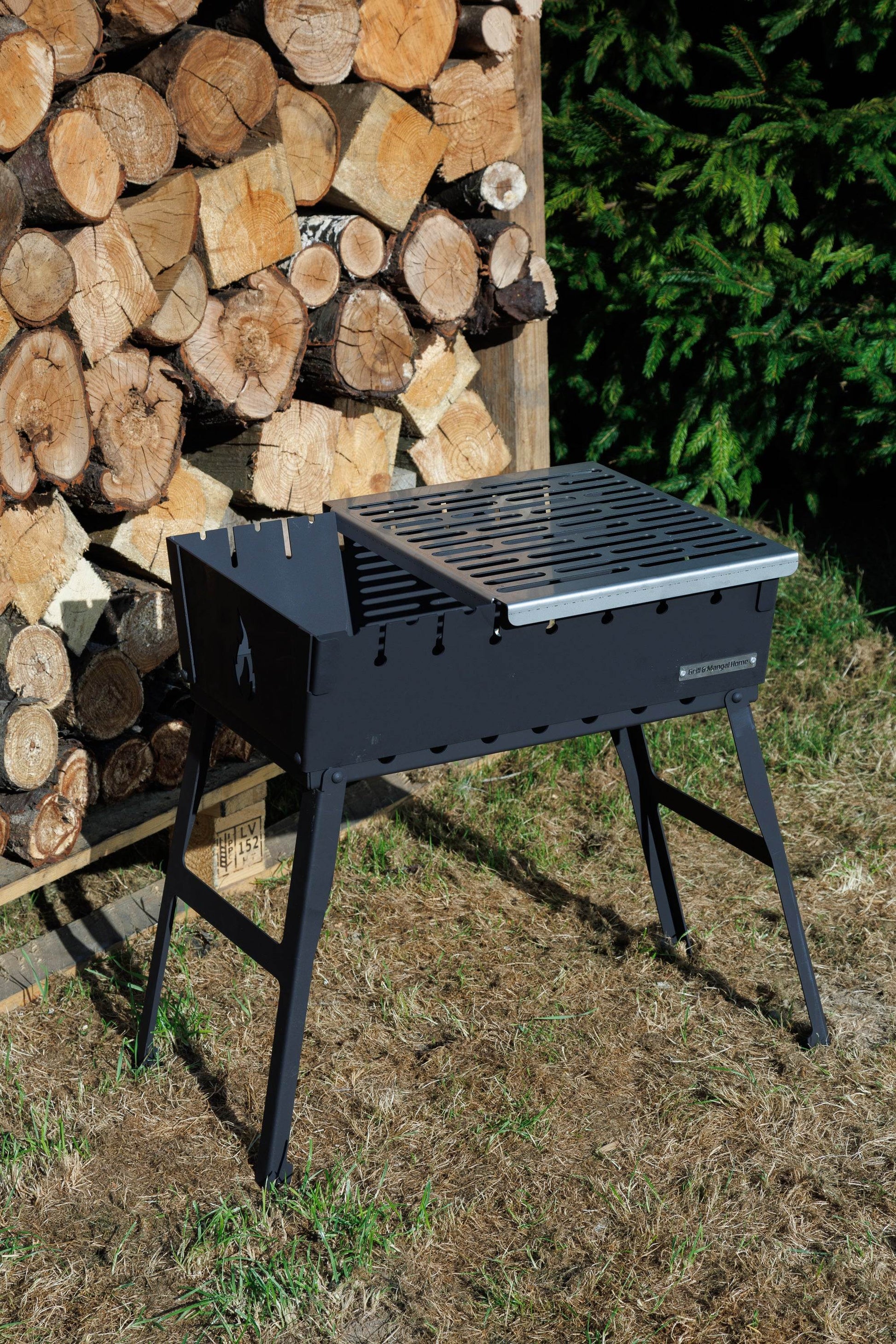 Ruszt do grila ekologiczny ze stali nierdzewnej 39*30*2 cm/uniwersalny