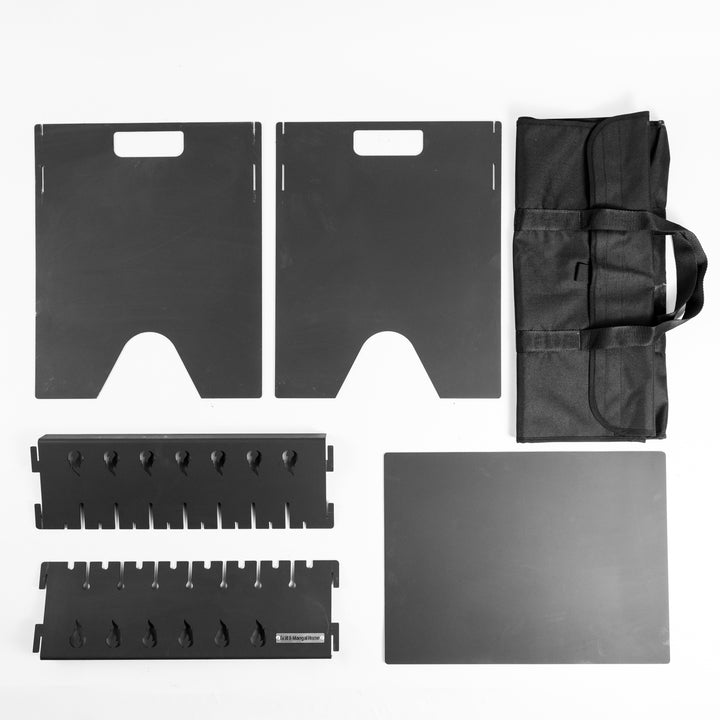 Foldable Grill 2.5 mm for 8 Skewers + Cover