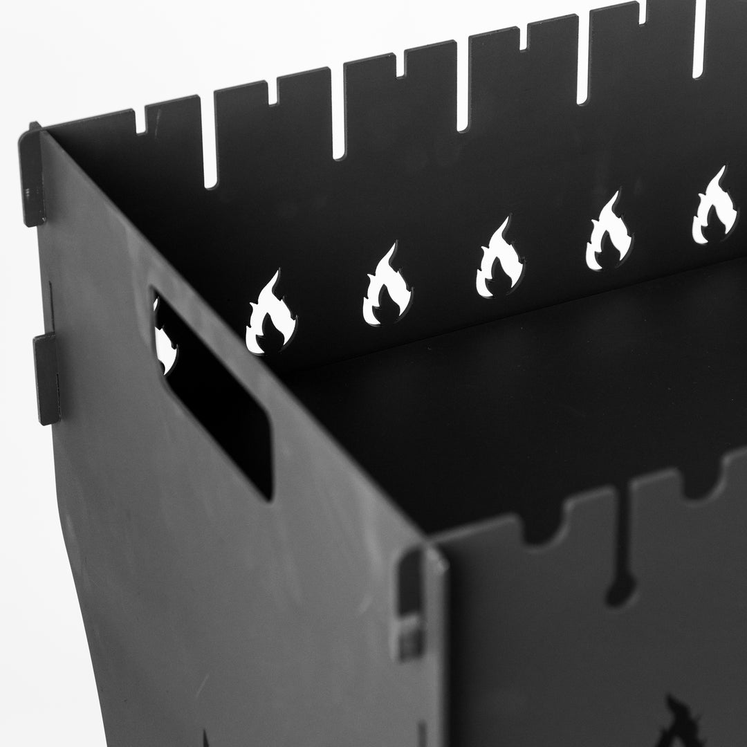Foldable Grill-Mangal for 12 Skewers, 3 mm Steel + Case
