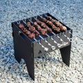 GRILL-MANGAL WĘGLOWY 2,5 mm NA 8 SZPIKULEC +ETUI .
