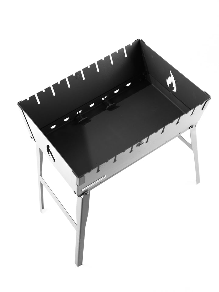 Mangal Grill Suitcase for 8 Skewers + Case / Foldable Metal 3 mm