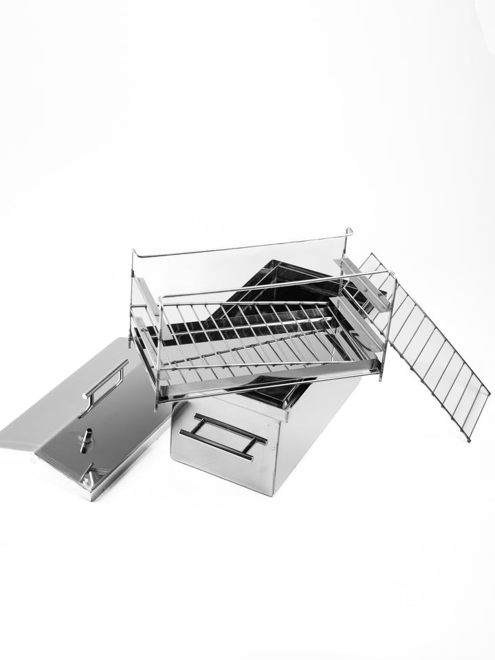 WĘDZARNIA MAŁĄ ZE STALI NIERDZEWNEJ 45х25х25 cm CM/WĘDZARNIA DOMOWA