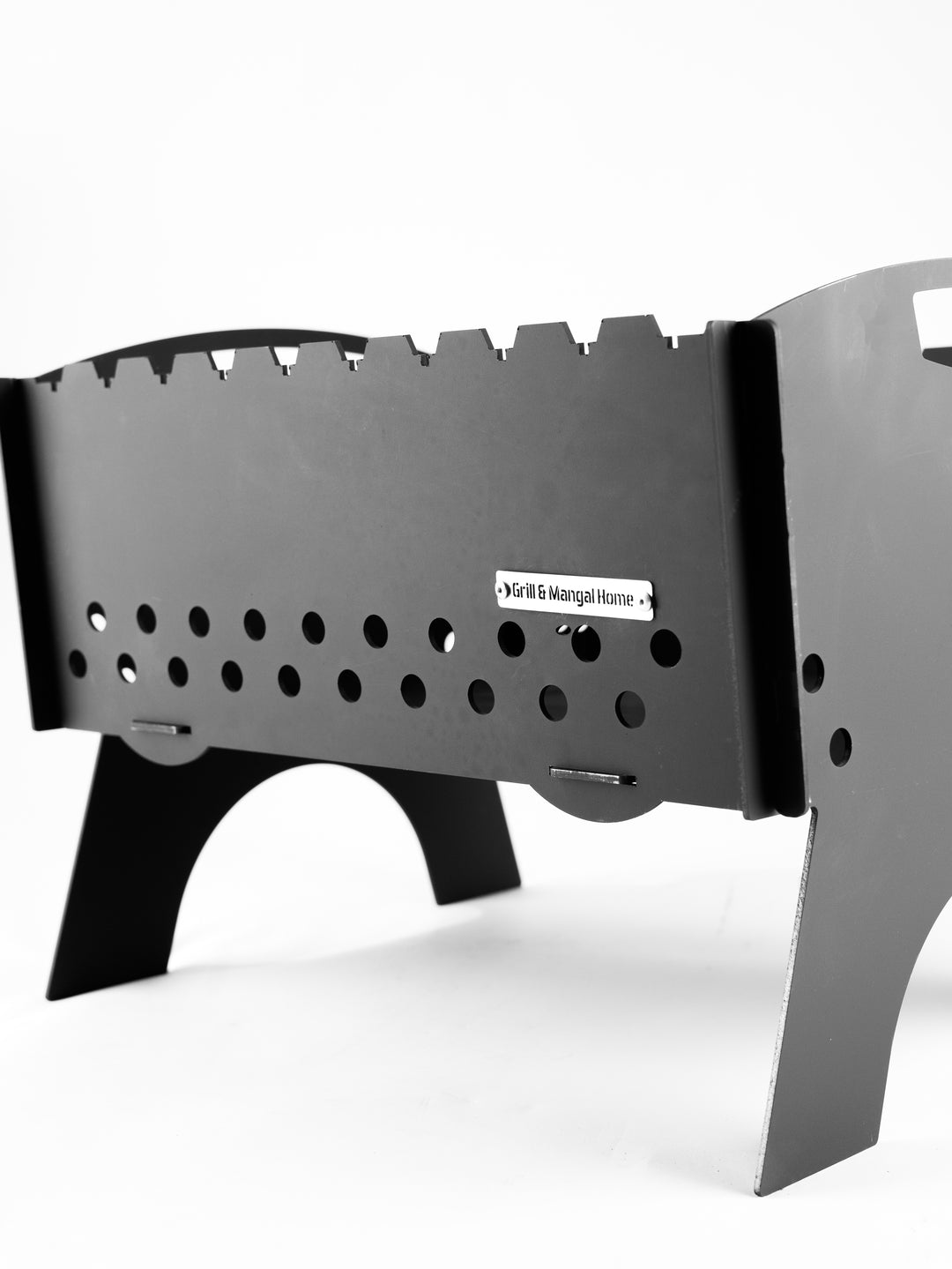 MANGAL GRILL NA 10 SZPIKULEC/ WĘGLOWY METAL 3 MM + Etui