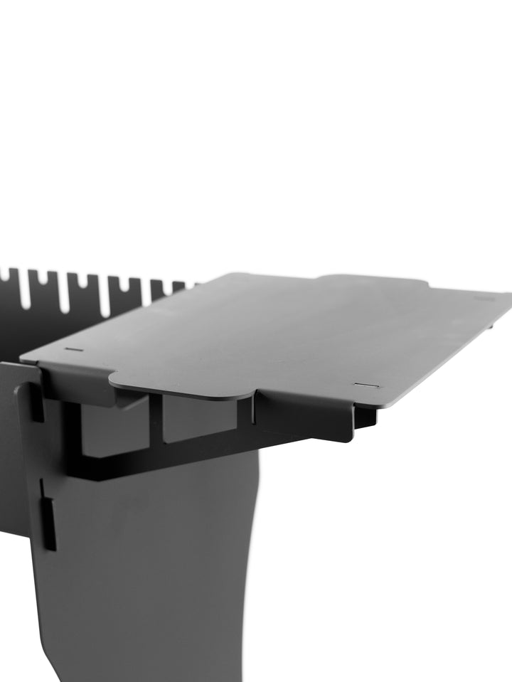 Grill-Mangal Foldable 3mm with 12 skewers and shelf + Case