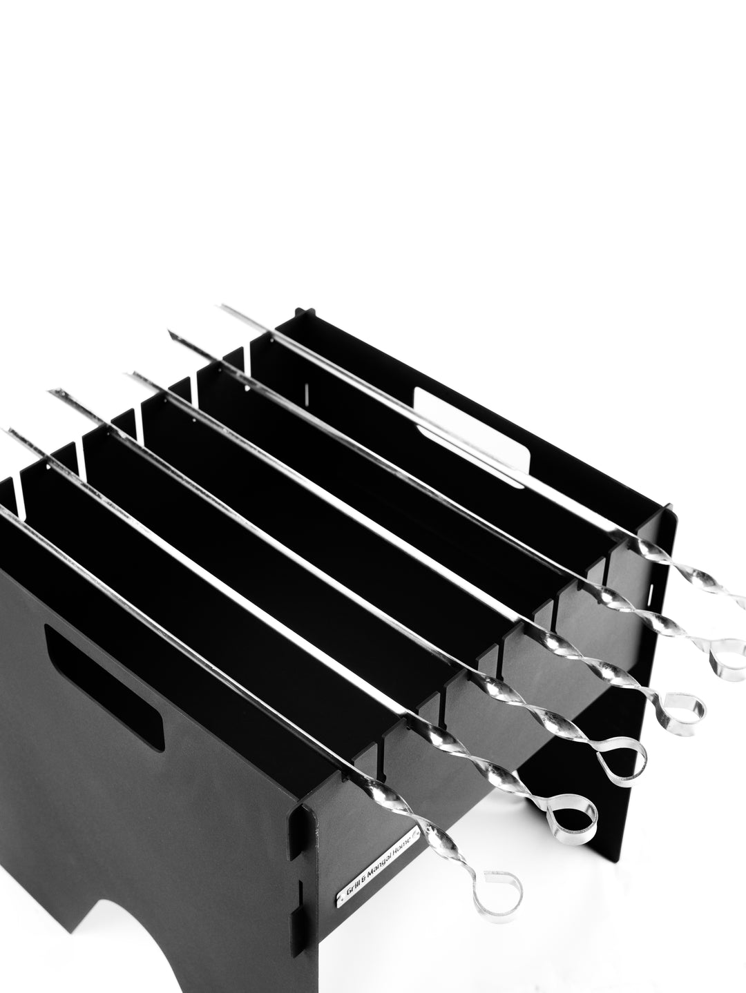 Foldable Grill 2.5 mm for 6 Skewers + Cover