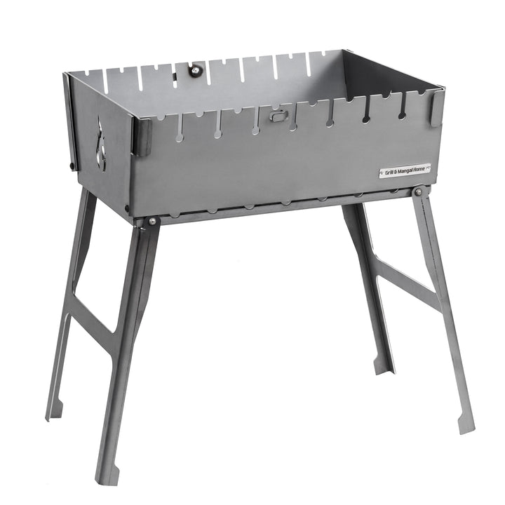 4mm_Mangal Grill Suitcase for 8 Skewers Metal 4 mm