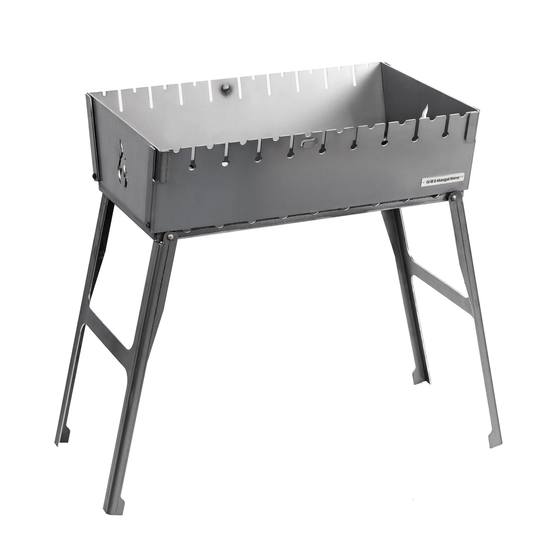 4mm_Mangal Grill Suitcase for 10  Skewers Metal 4 mm