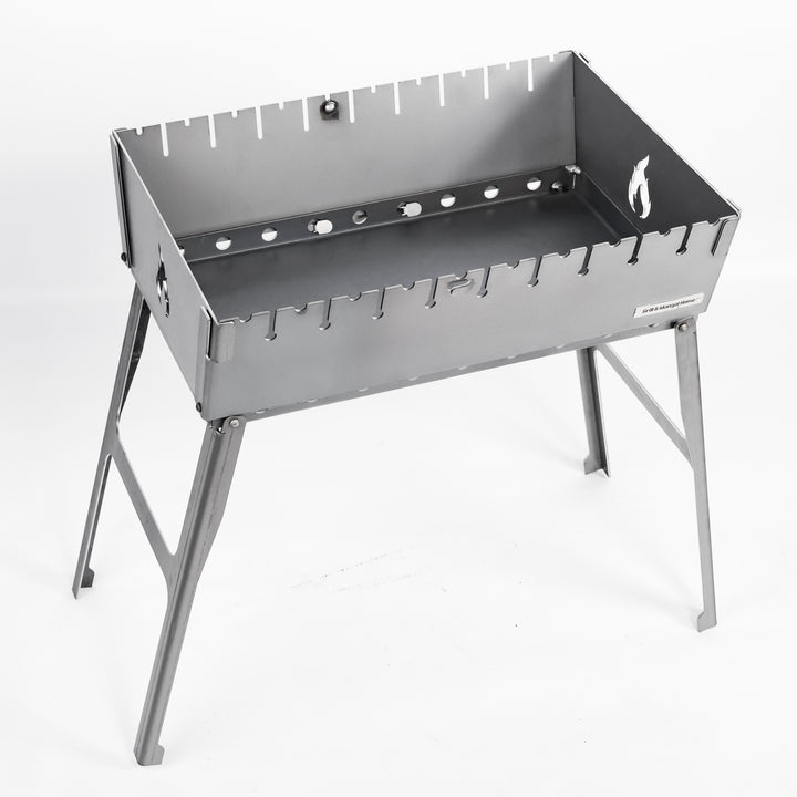 Mangal Grill Suitcase for 10 Skewers  Metal 3 mm