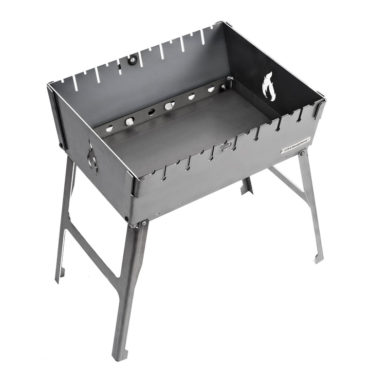 4mm_Mangal Grill Suitcase for 8 Skewers Metal 4 mm