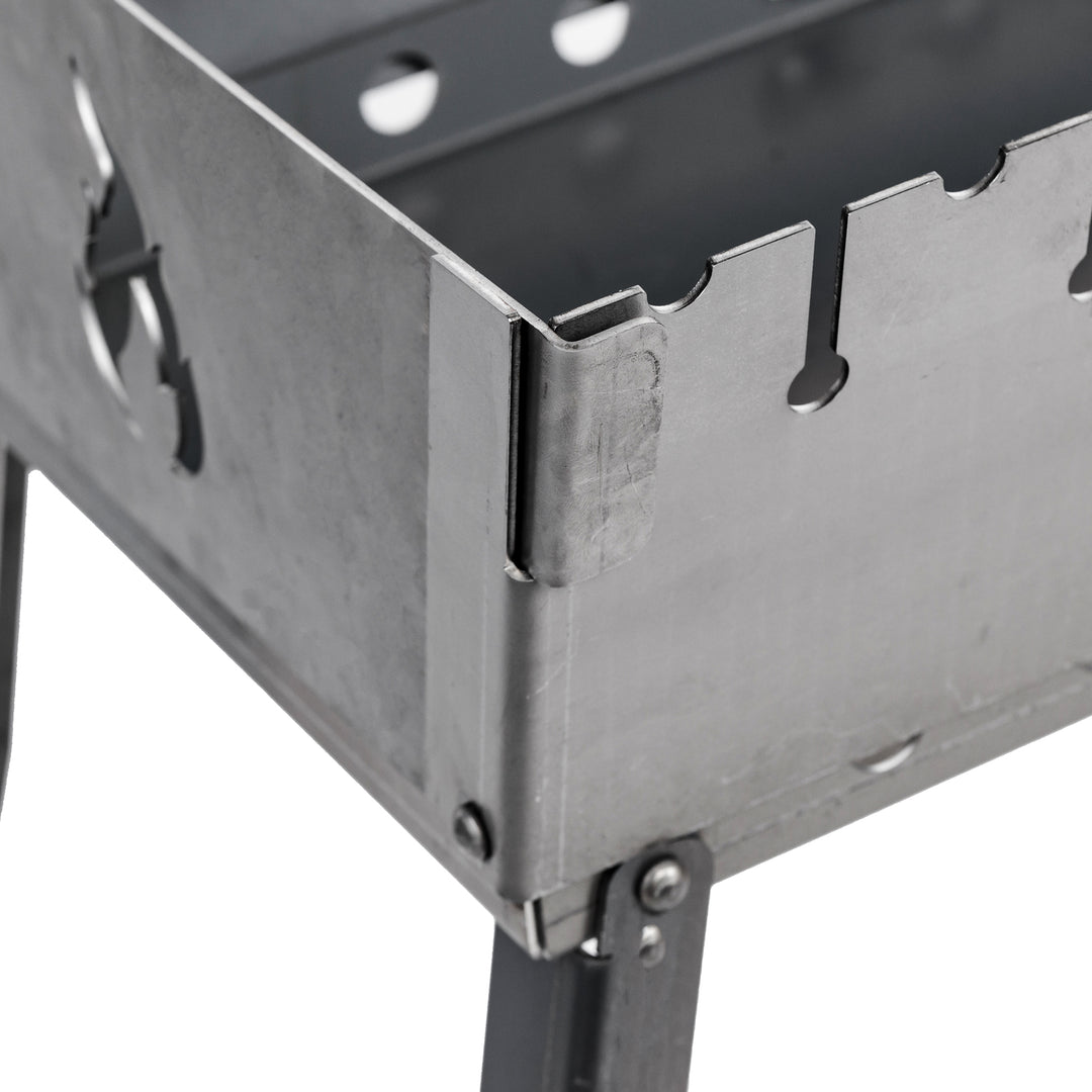Mangal Grill Suitcase for 12 Skewers  Metal 2 mm.