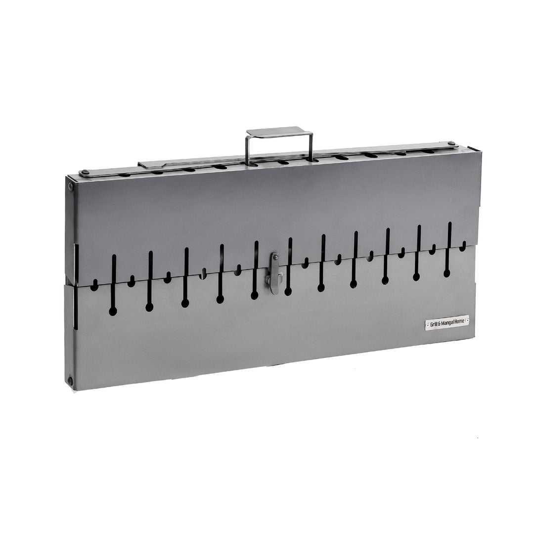 Mangal Grill Suitcase for 12 Skewers  Metal 2 mm.