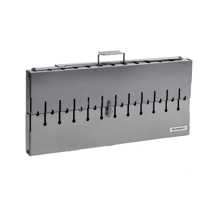 Mangal Grill Suitcase for 12 Skewers  Metal 2 mm.