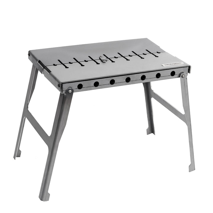 4mm_Mangal Grill Suitcase for 8 Skewers Metal 4 mm