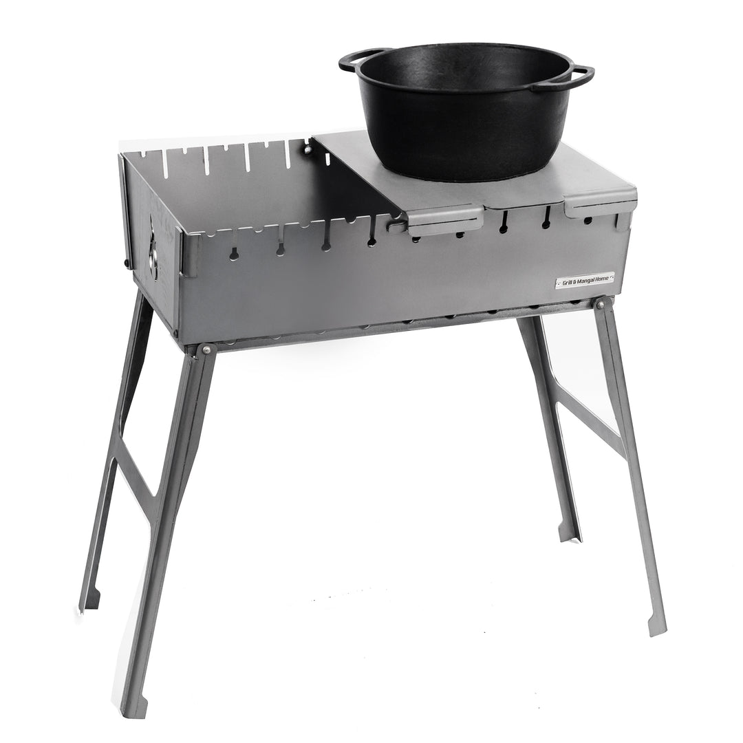 Mangal Grill Suitcase for 10 Skewers  Metal 3 mm