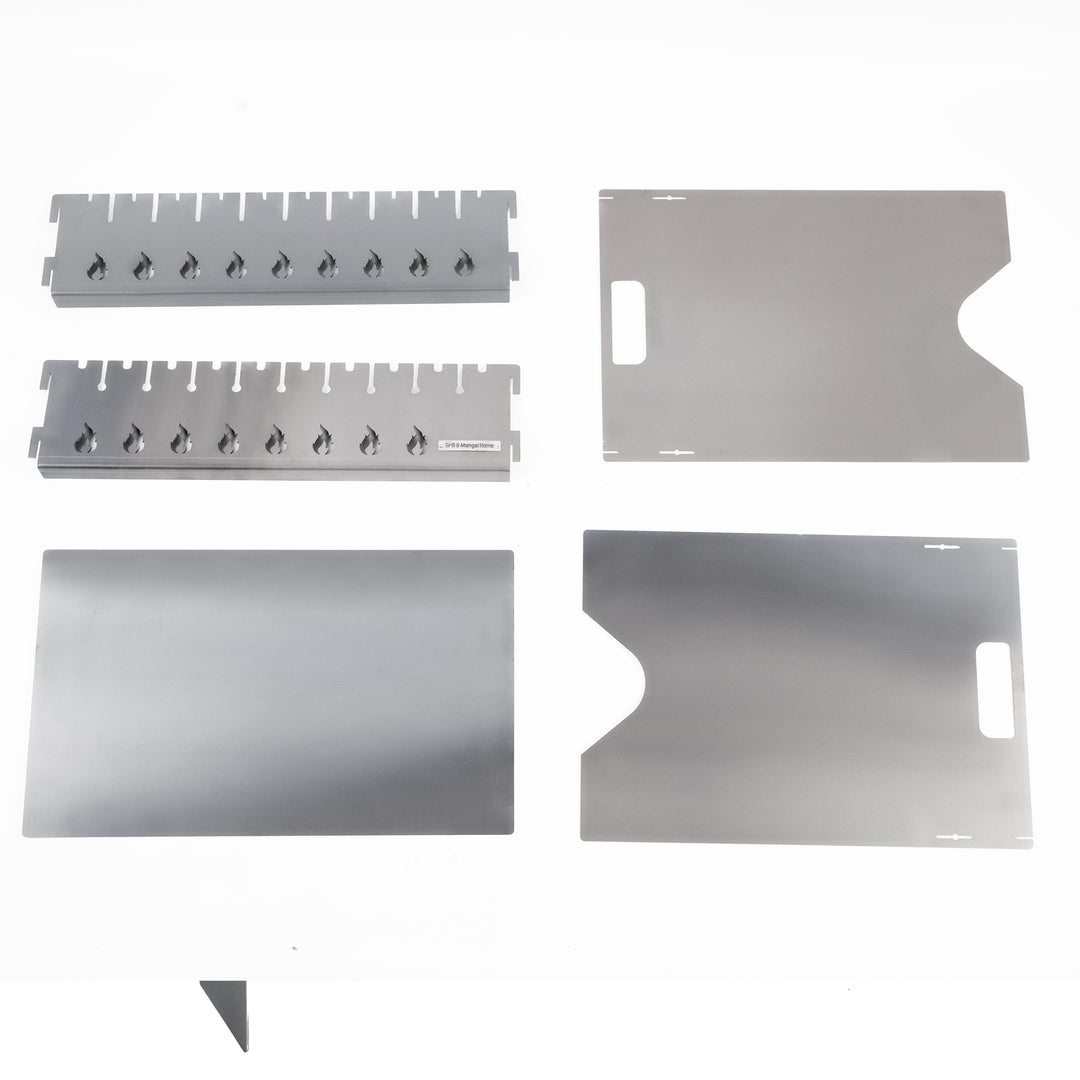 Foldable Grill 2.5 mm for 10 Skewers