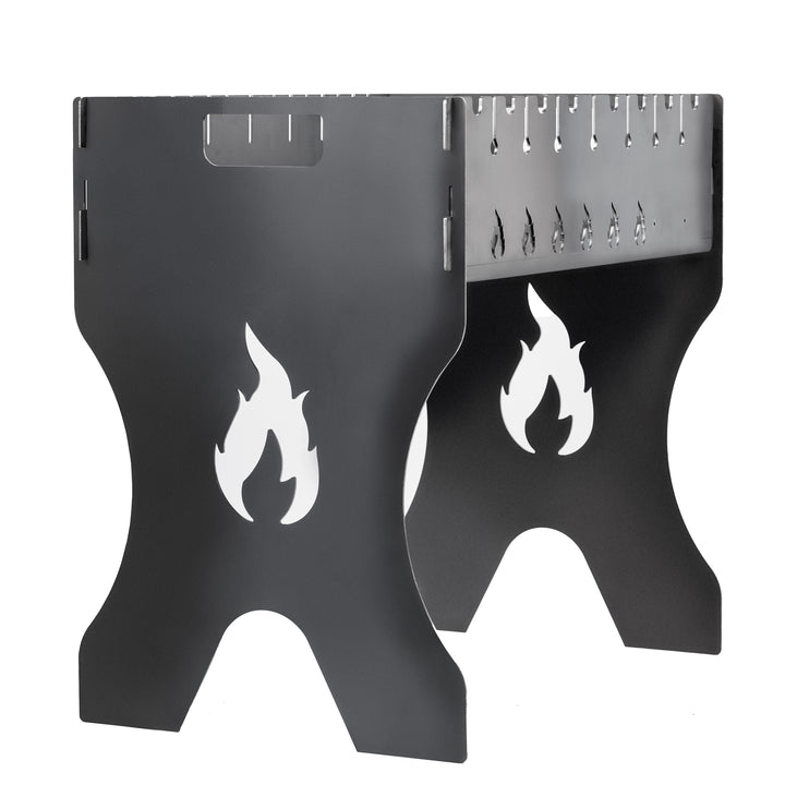 Folding Grill-Mangal for 8 Skewers, 3 mm Steel. Portable Camping Grill