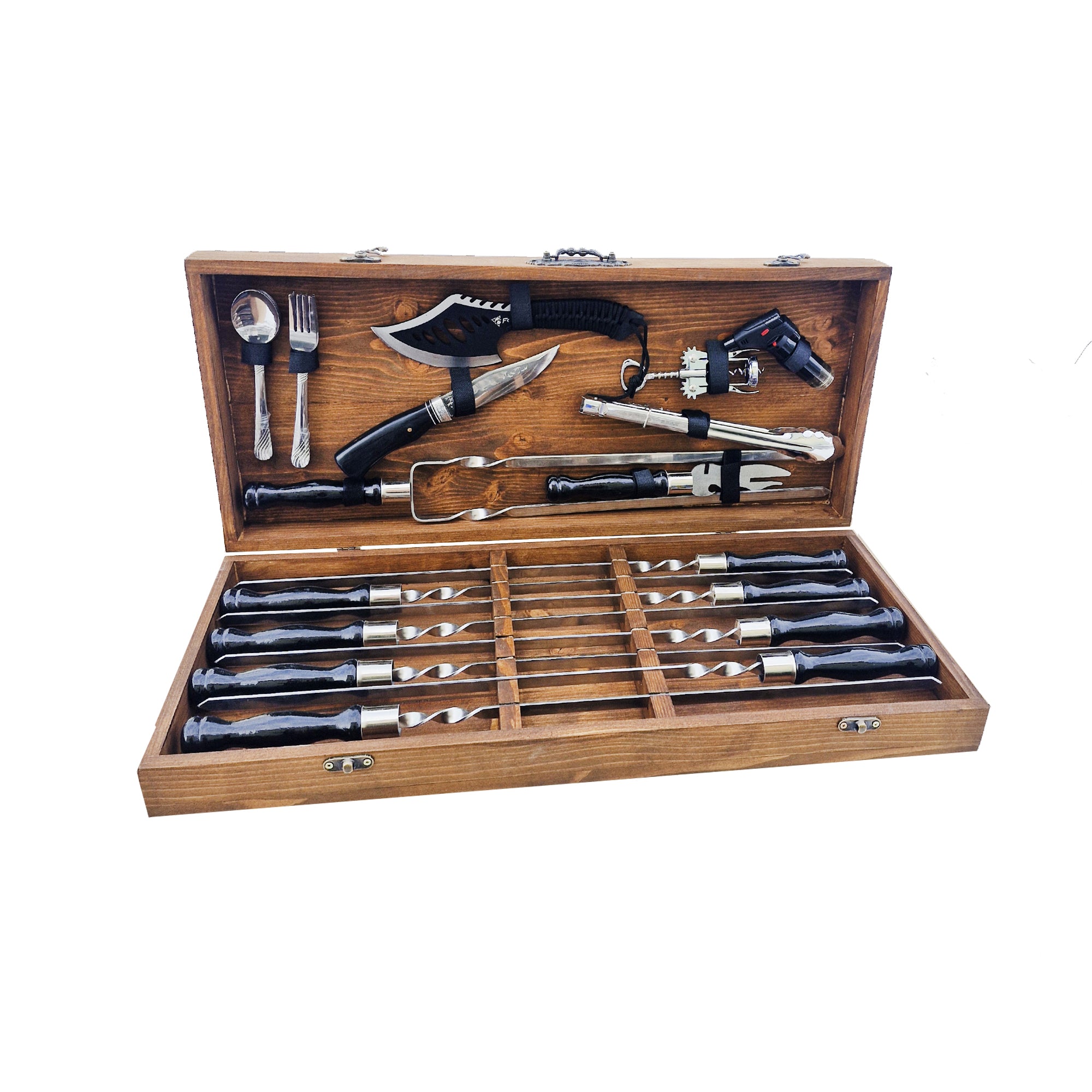 Подарочный набор шампуров в кейсе