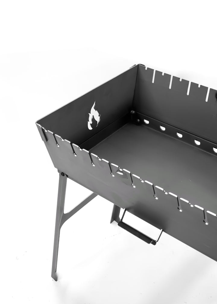 Mangal Grill Suitcase for 10 Skewers  Metal 3 mm