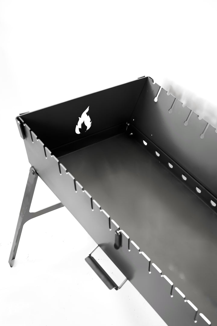 Mangal Grill Suitcase for 12 Skewers  Metal 2 mm.