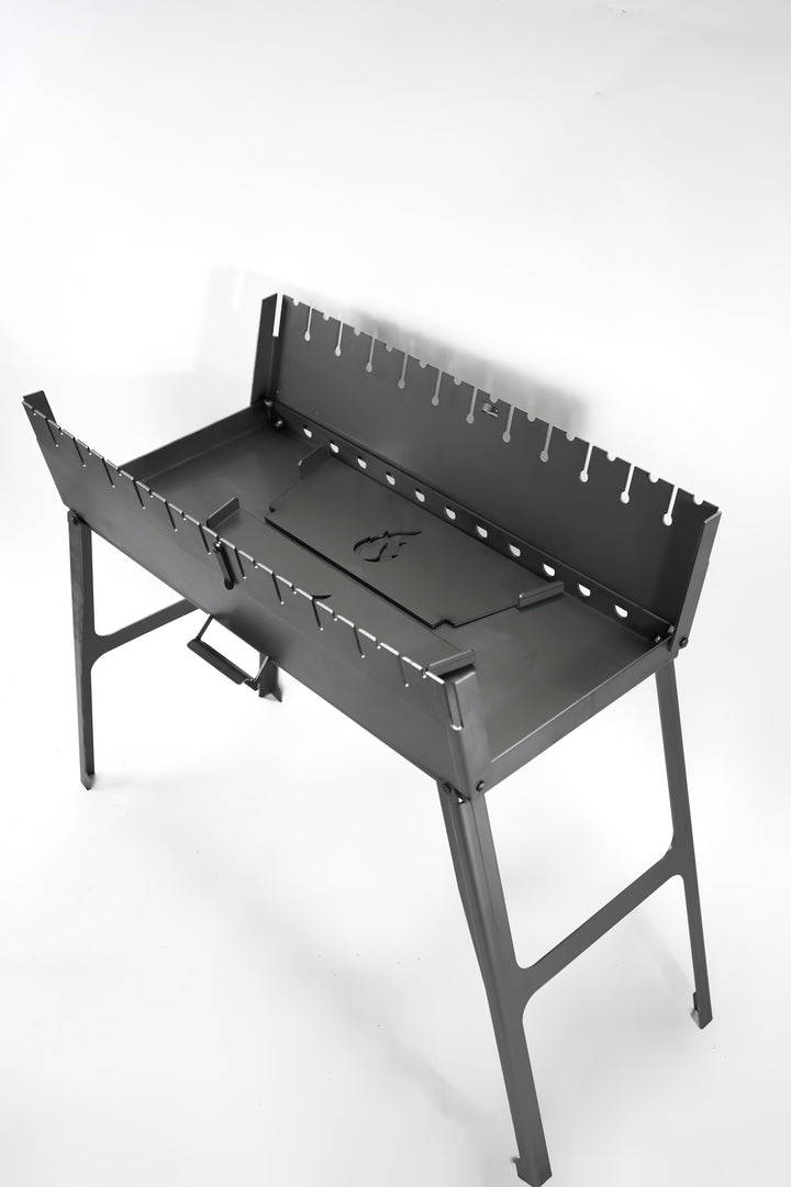 Mangal Grill Suitcase for 12 Skewers  Metal 2 mm.
