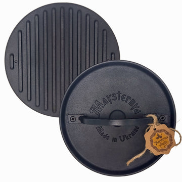 Чугунный пресс для гриля, диаметр 20 см, вес 3,3 кг