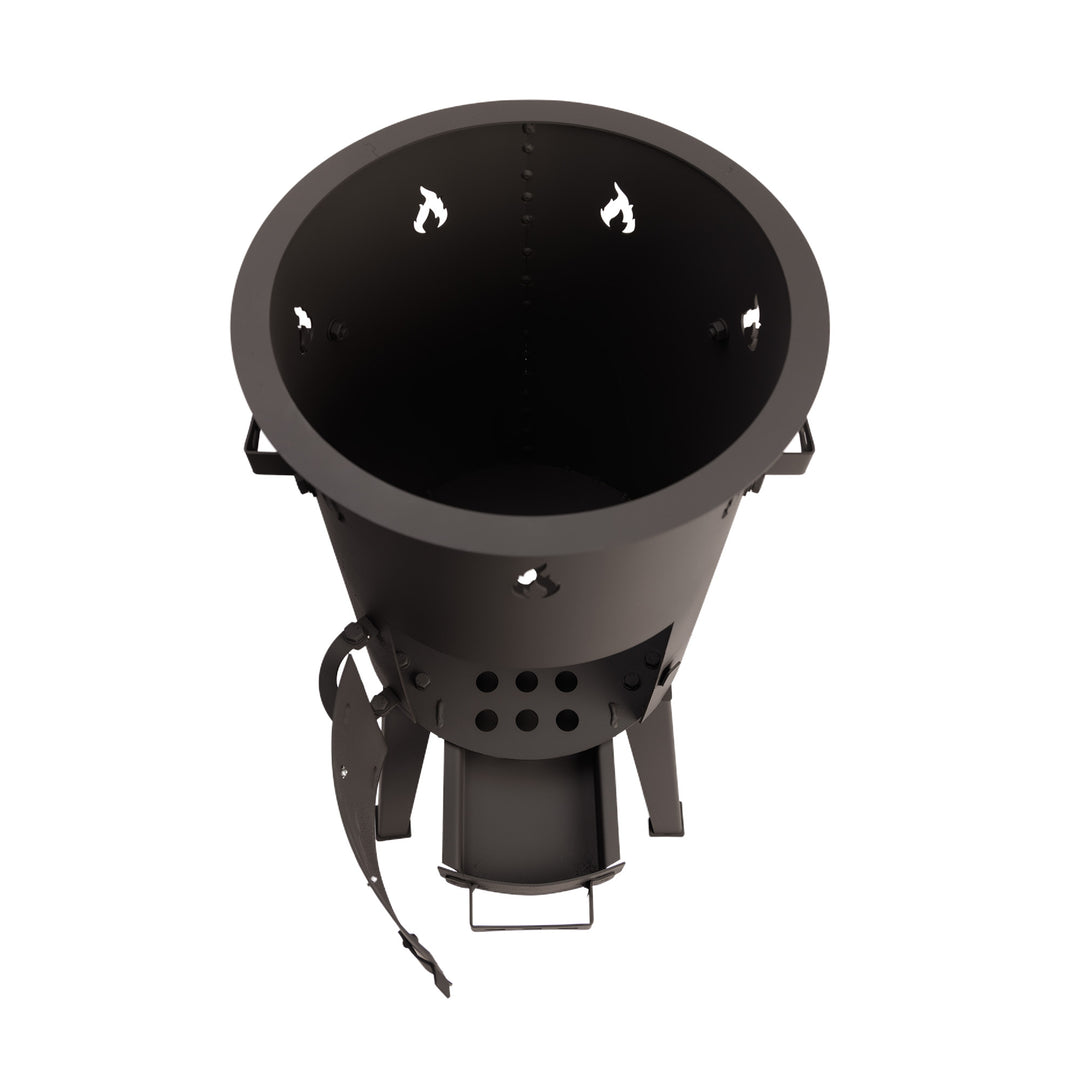 Gartenofen für Kessel Ø 35 cm, 2 mm Stahl