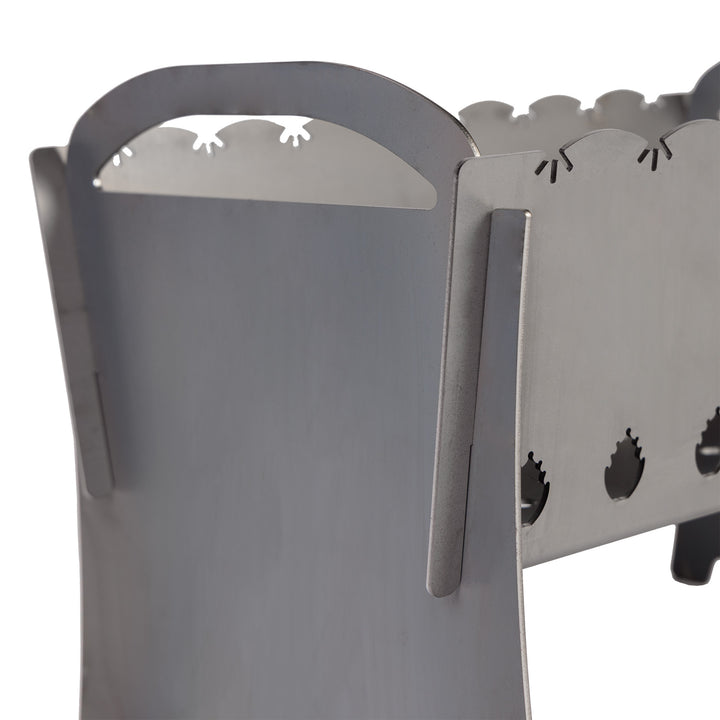 MANGAL GRILL WĘGLOWY NA 8 SZPIKULEC METAL 3 MM, Składany