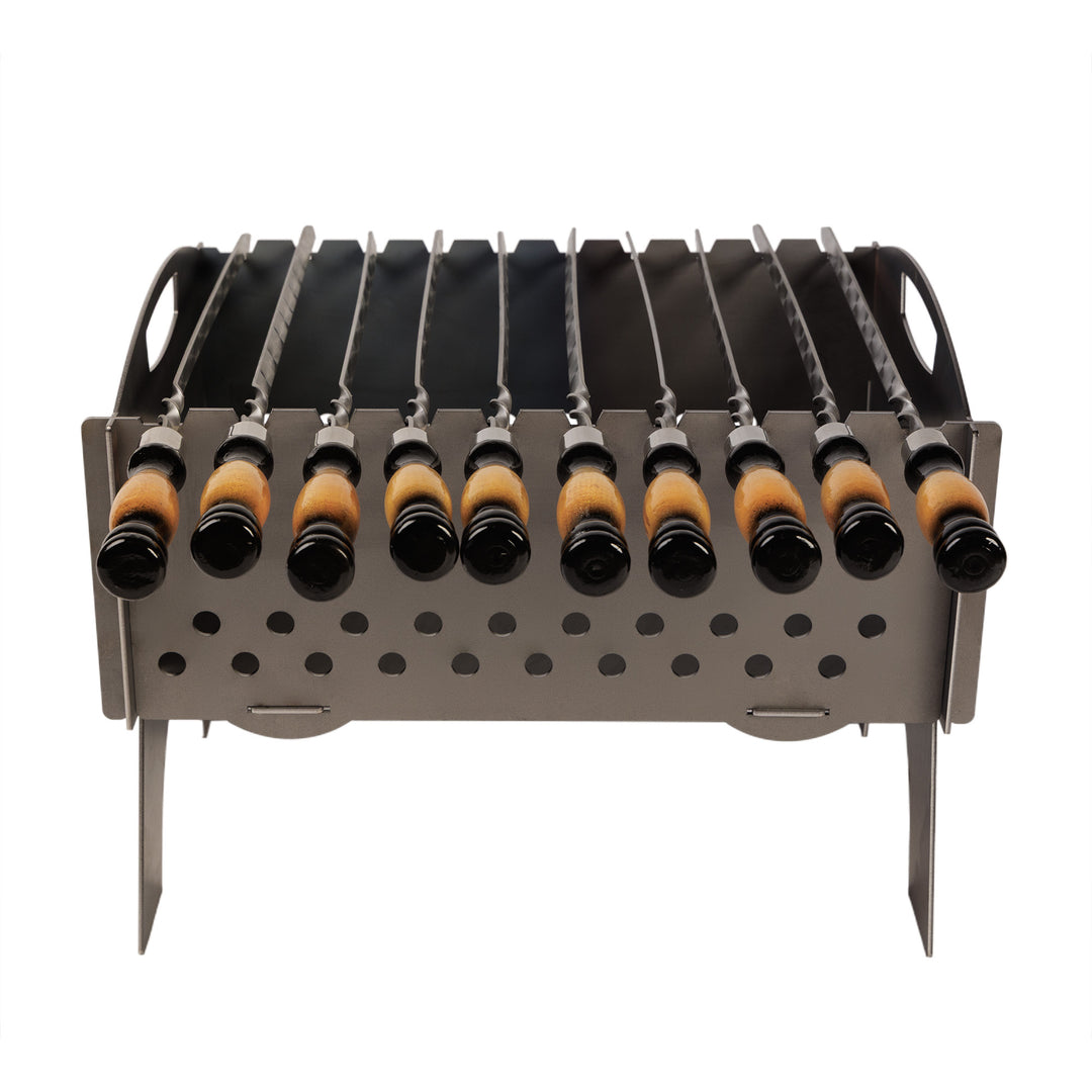 MANGAL GRILL NA 10 SZPIKULEC WĘGLOWY / STALL 3 MM