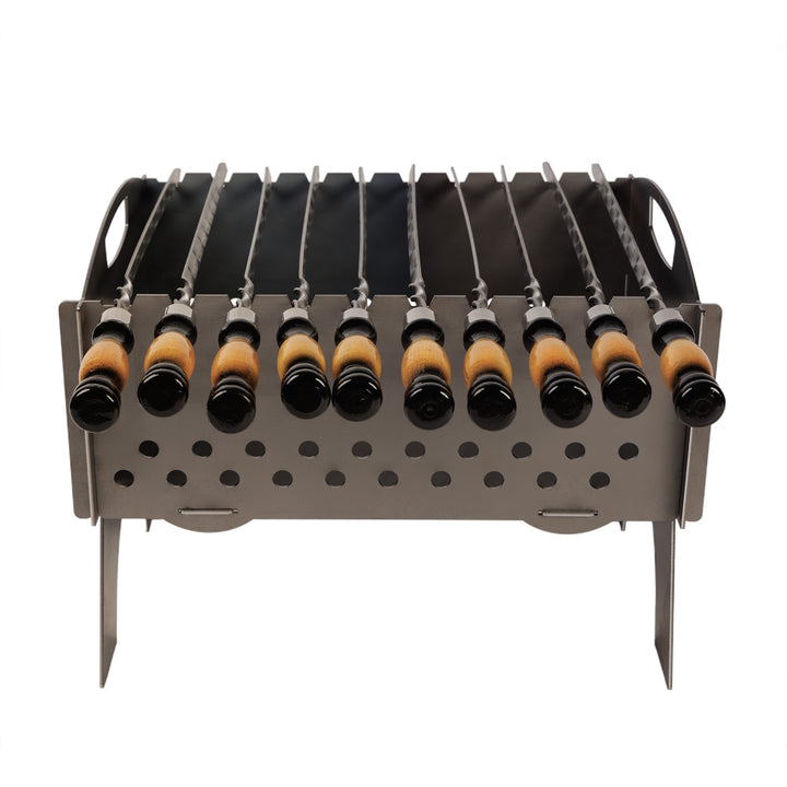 MANGAL GRILL NA 10 SZPIKULEC WĘGLOWY / STALL 3 MM