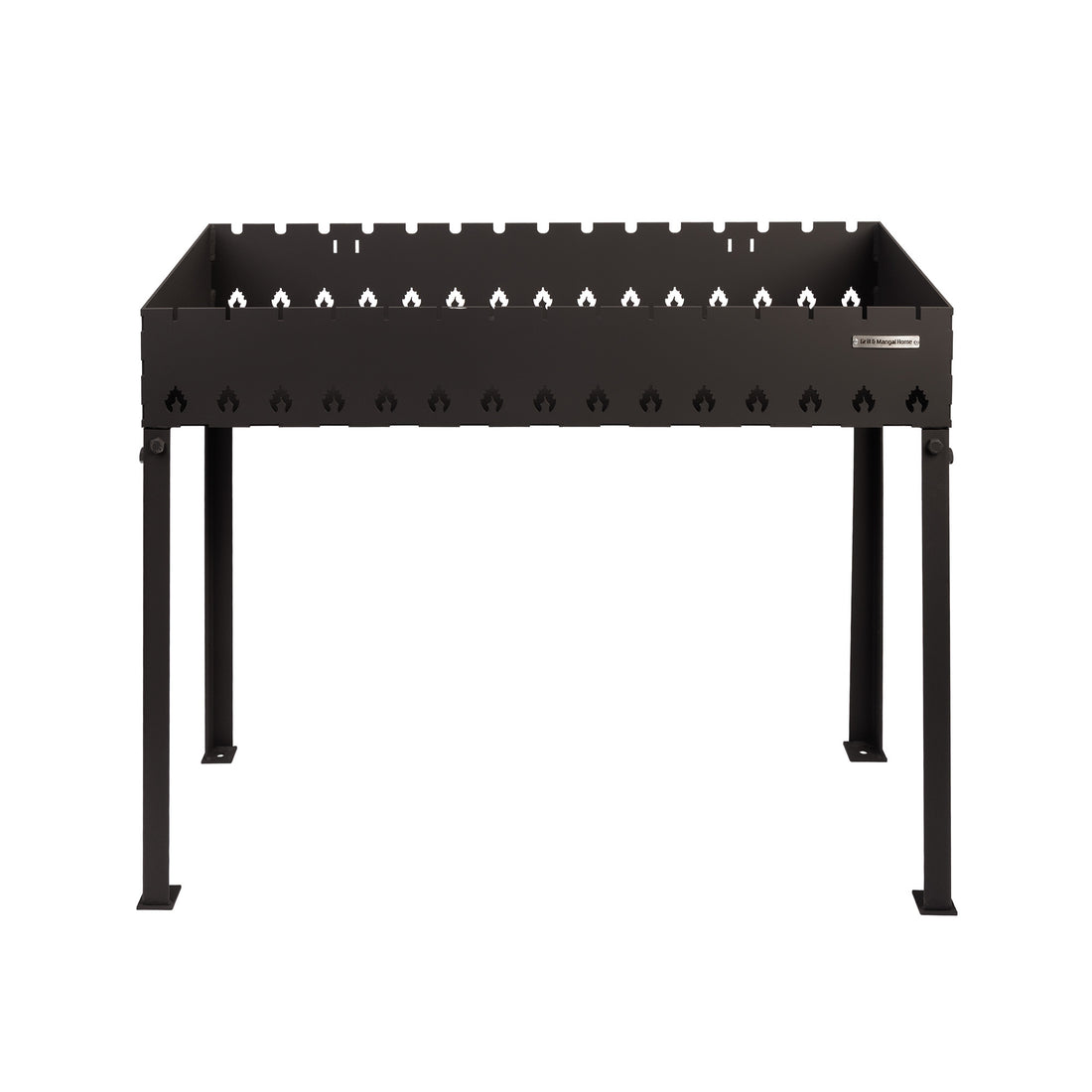 Stacjonarny Grill z rozkładanymi nogami na 15 szpikulec 4 mm.