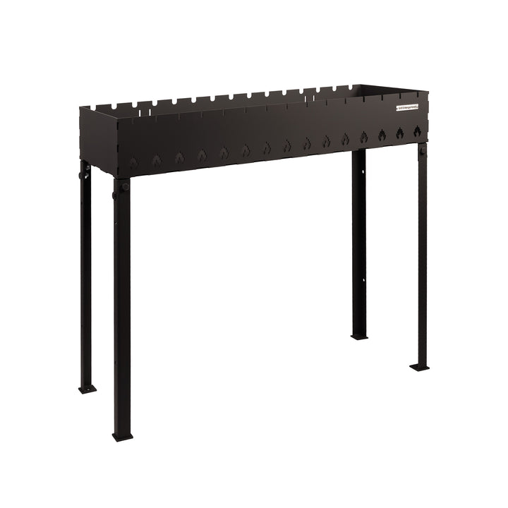 Stacjonarny Grill z rozkładanymi nogami na 15 szpikulec 4 mm.