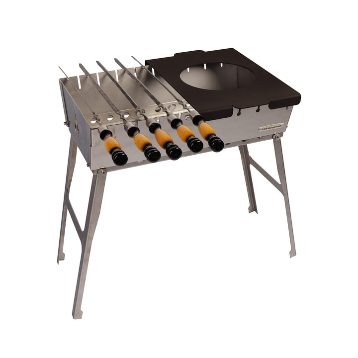 3 mm_Grill-Walizkowy ze stali nierdzewnej na 10 szpikulców