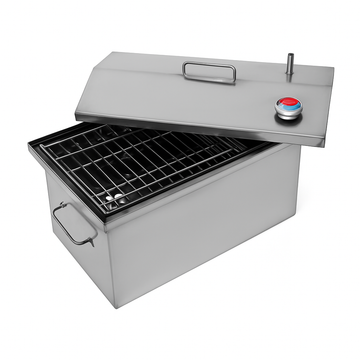 WĘDZARNIA MAŁĄ ZE STALI NIERDZEWNEJ 45х25х25 cm CM/WĘDZARNIA DOMOWA