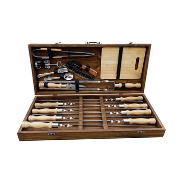 Подарочный набор шампуров в кейсе