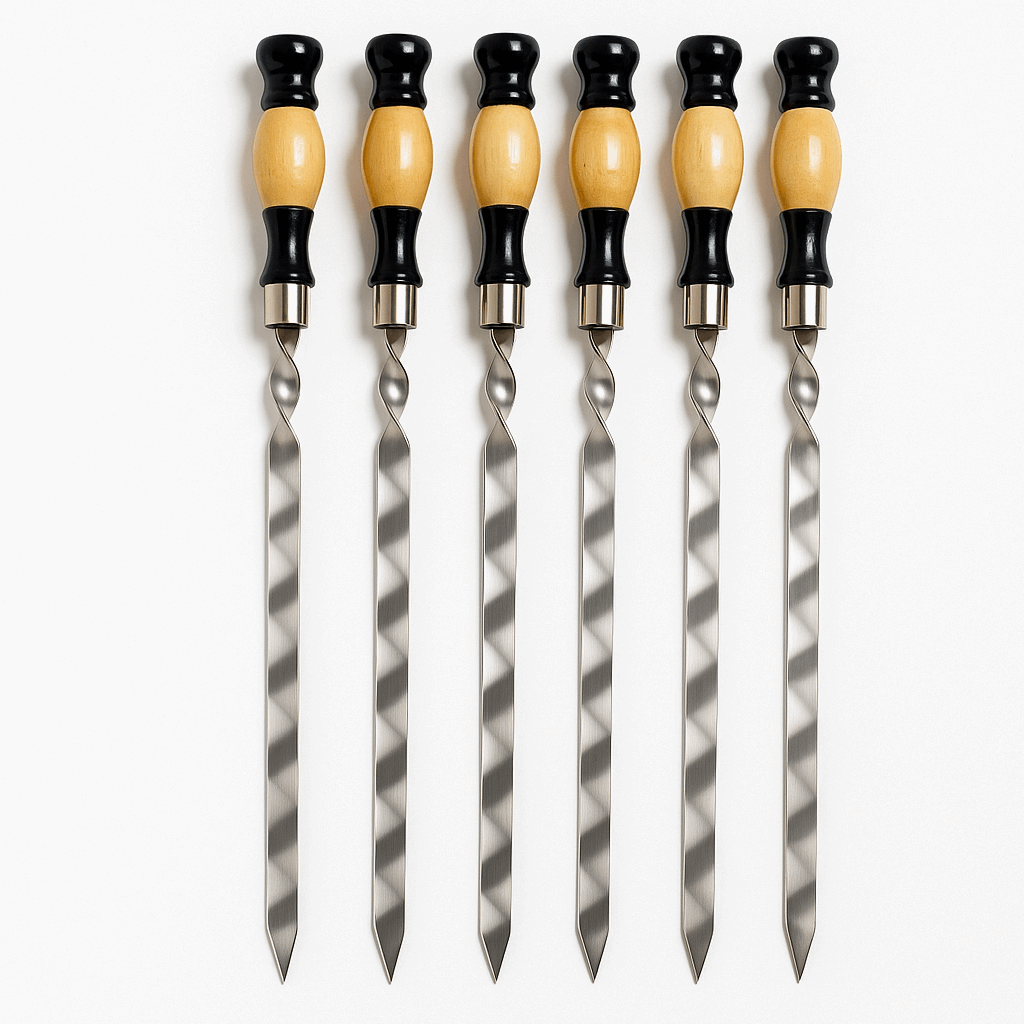 Szpikulec do Lula Kebaba – Płaski 2 cm, profesjonalny - ze stali nierdzewnej