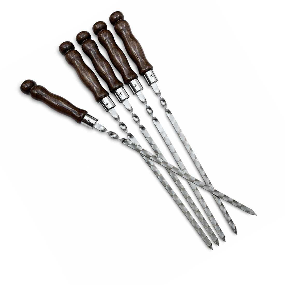 Skewer with Lacquered Wooden Handle 62×1.2×3 / GRILL SKEWER